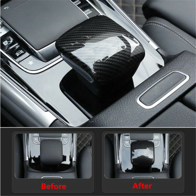for Mercedes-Benz GLB200/180 2020+ Carbon Fiber Center Console Mouse Cover Trim