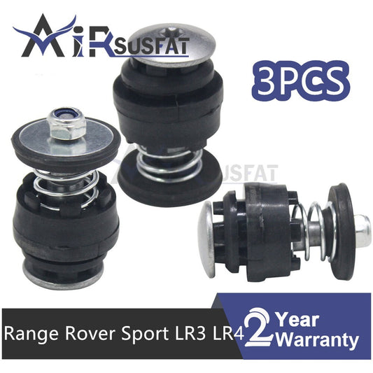 3X AMK Air Compressor Pump Bracket Kit Nut Fitting for Range Rover Sport LR3 LR4