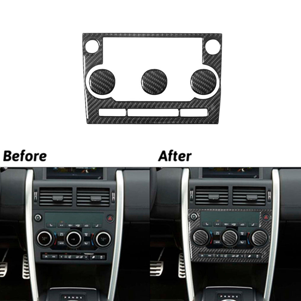 Carbon Fiber Radio Panel Cover Trim for Land Rover Discovery Sport 2015-2019