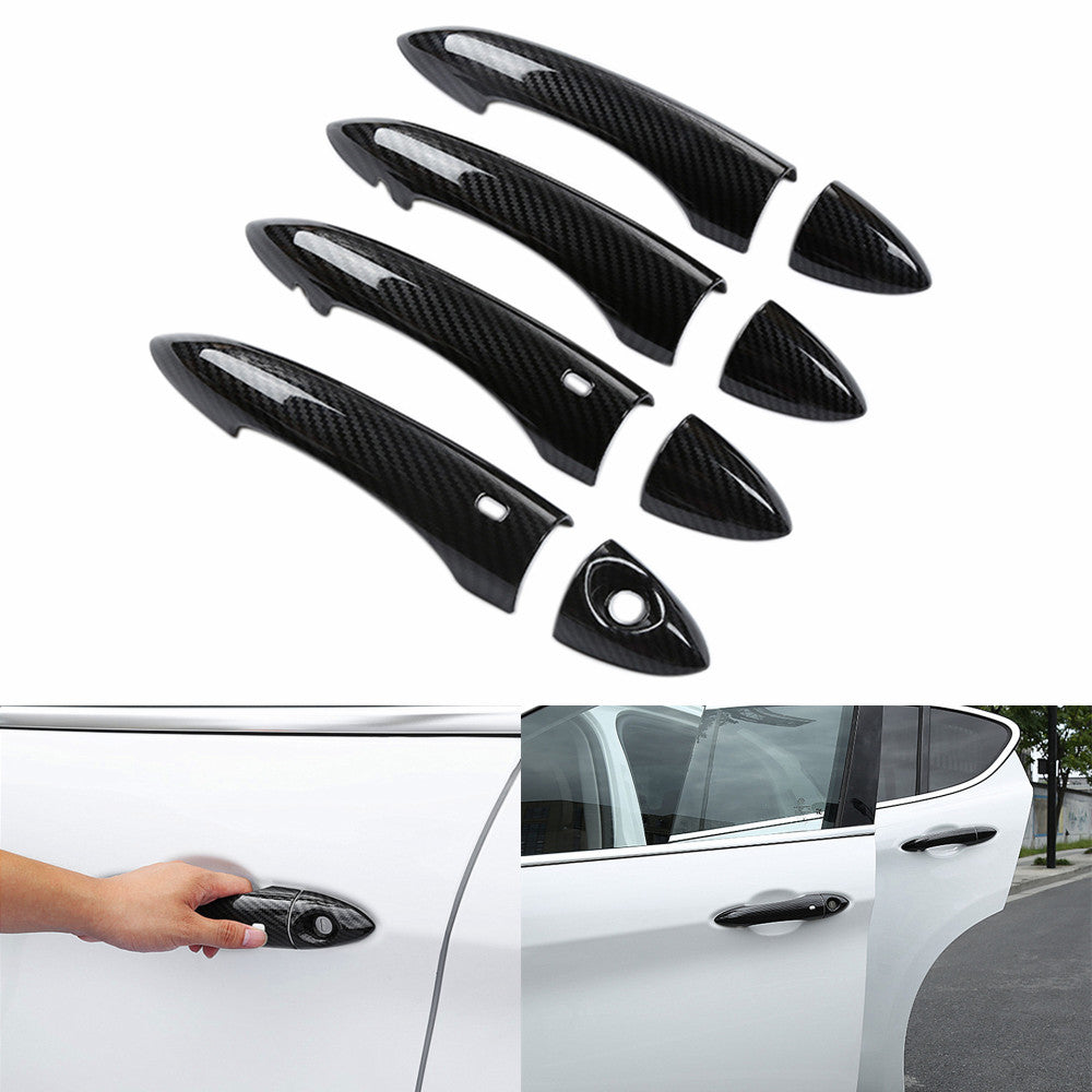 Door Handle Cover Trim for Alfa Romeo Giulia for Stelvio 2017 2018 2019 2020 2021