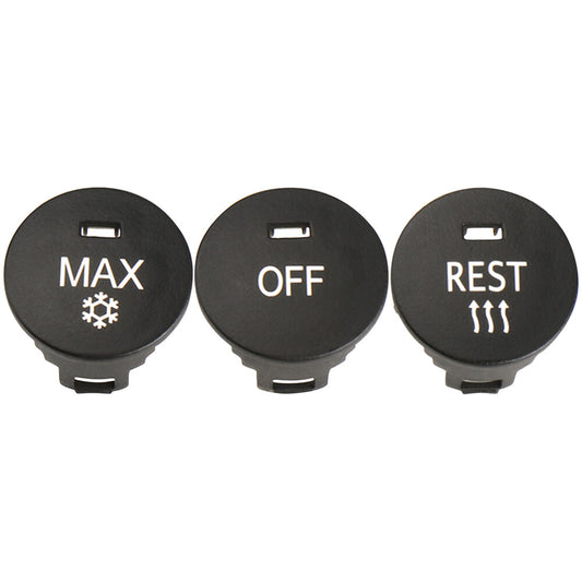 Front A/C Speed Switch Button Cap Set for BMW E60 E61 E63 E64 5 6 Series M5 M6