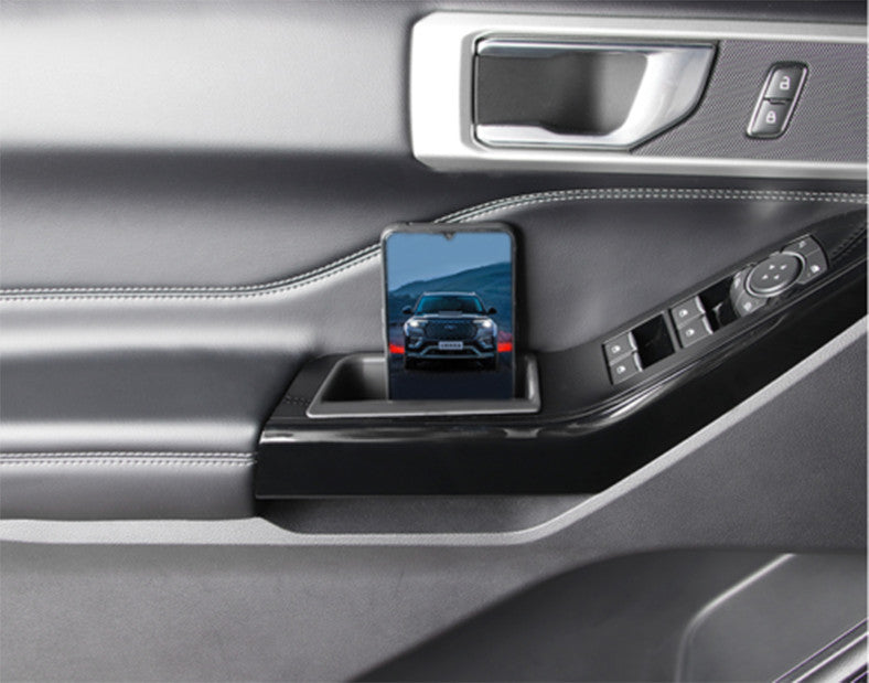 Car Accessories Front door storage box Holder 2pcs for Ford Explorer 2020-2024