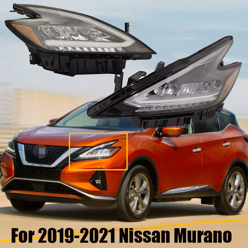 Driver and Passenger For 2019 2020 2021 for Nissan Murano PAIR All LED Head Light