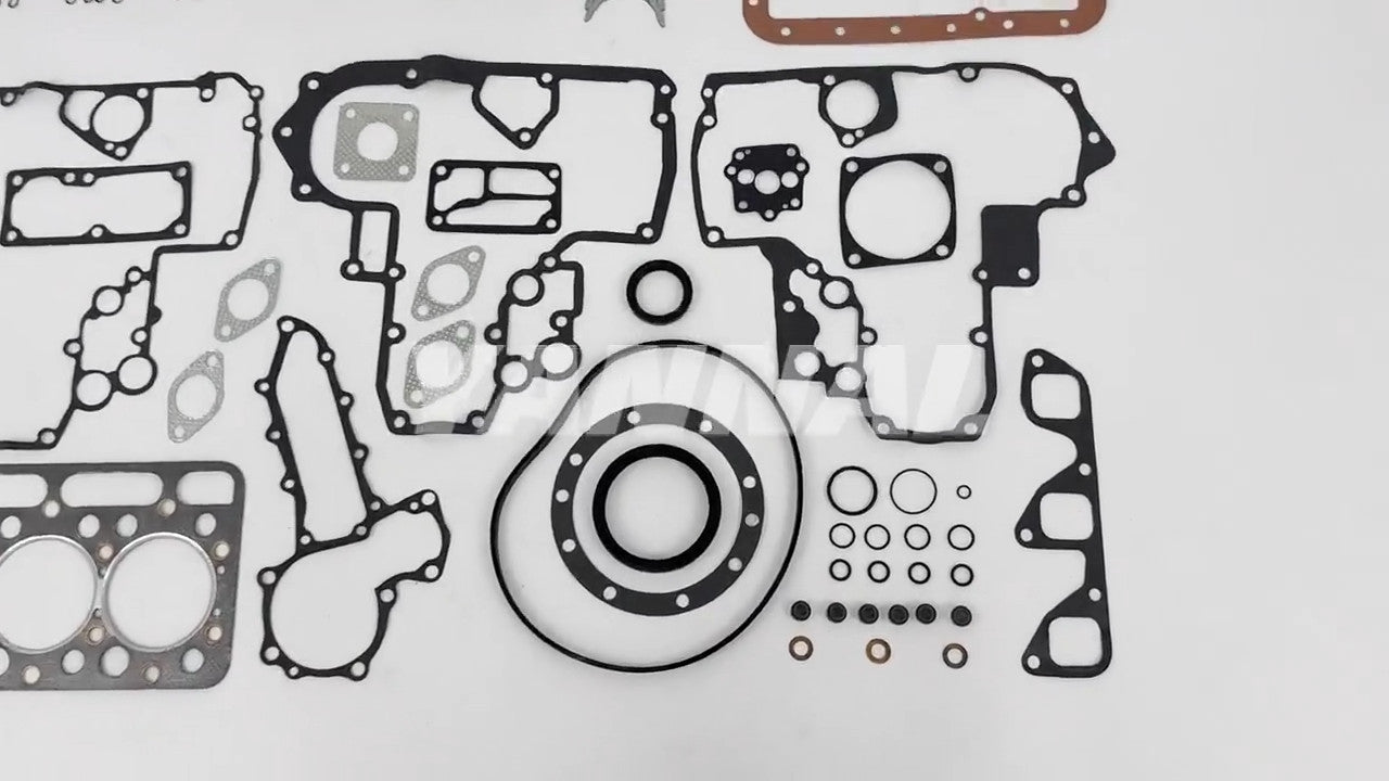 D1301 Overhaul and Reconstruction Kit with Shims and Bearings for Kubota Excavator Engines