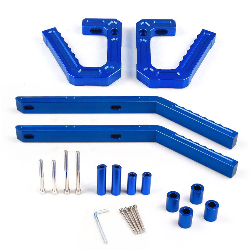 BLUE Front Rear Aluminum Grab Handles Grip Bar for 2007-2018 JK for Jeep for Wrangler