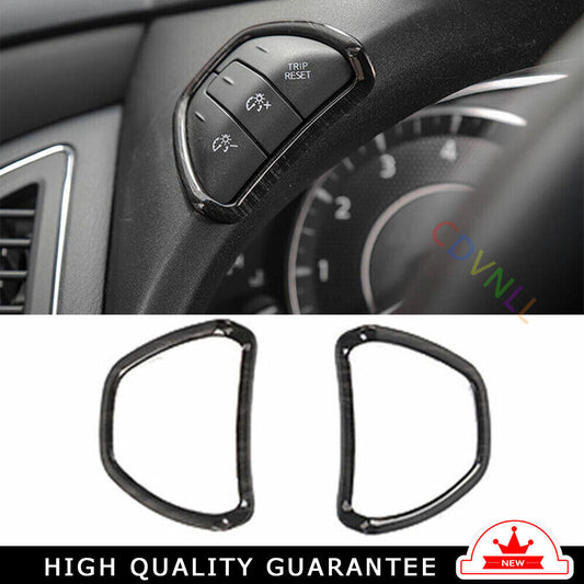 Speedometer lights Adjust Frame for Nissan Armada Y62 2017-2020 Black Wood Grain