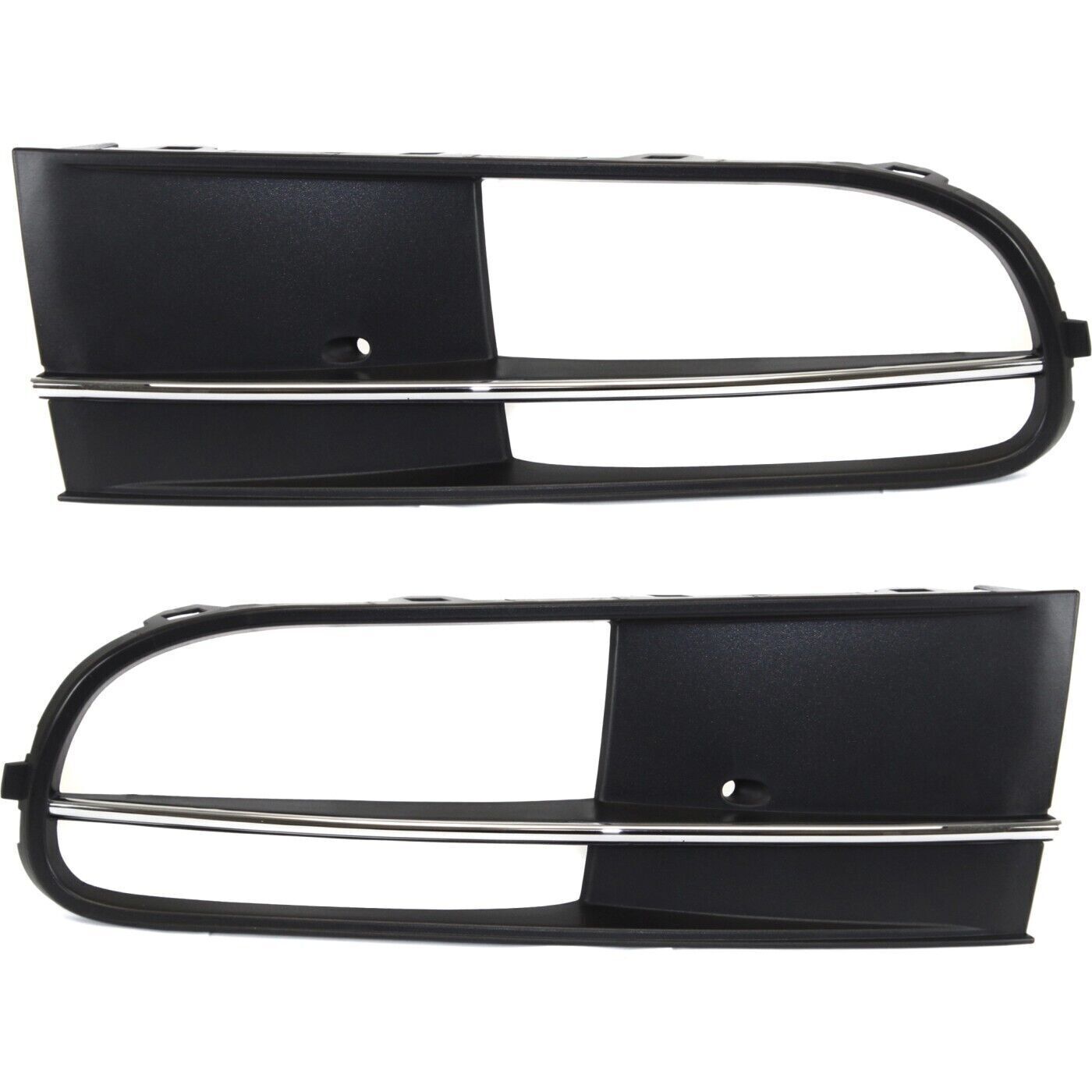 Front Fog Light Trim For 2012-2017 for Volkswagen Beetle Left  Right Black  Chrome