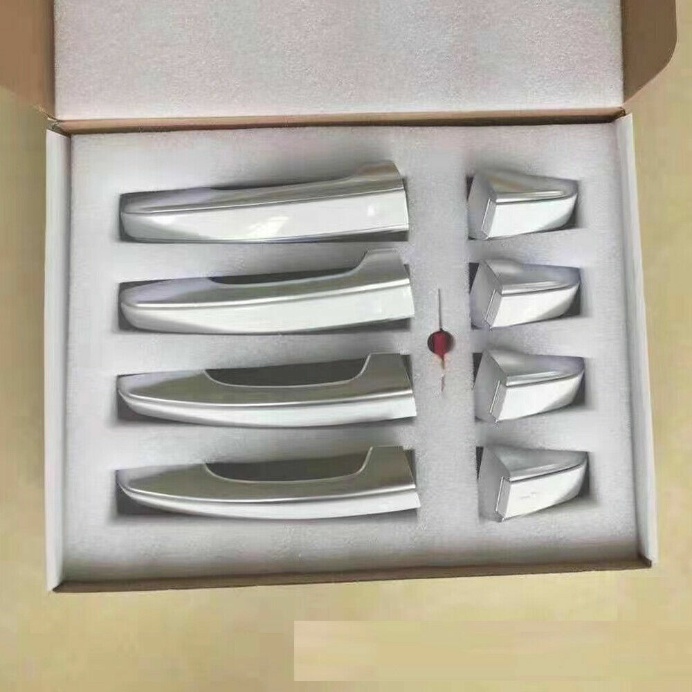 Door Side Handle Cover Replace Fit for Range Rover L405 2013-2022 White+Silver