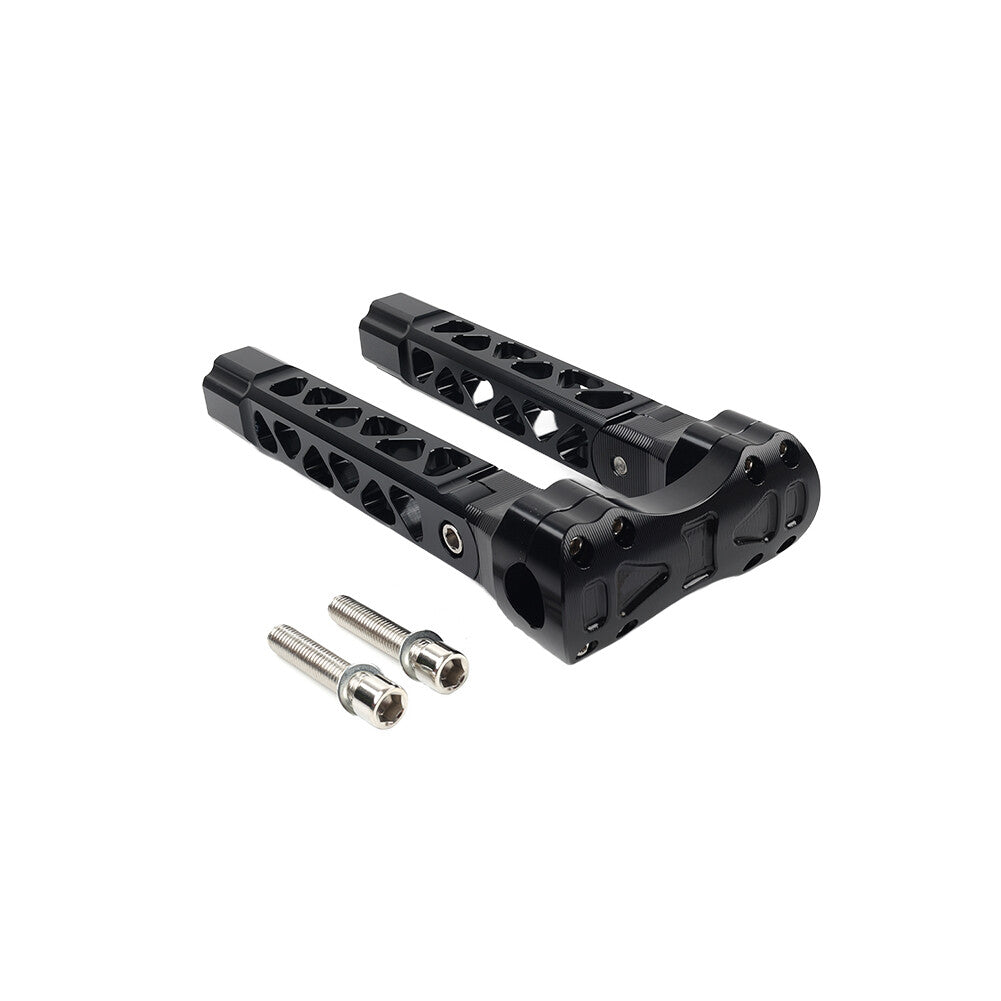 10.5 Pullback Handlebar Risers Clamps for Harley Dyna Softail Sportster 1 Bar