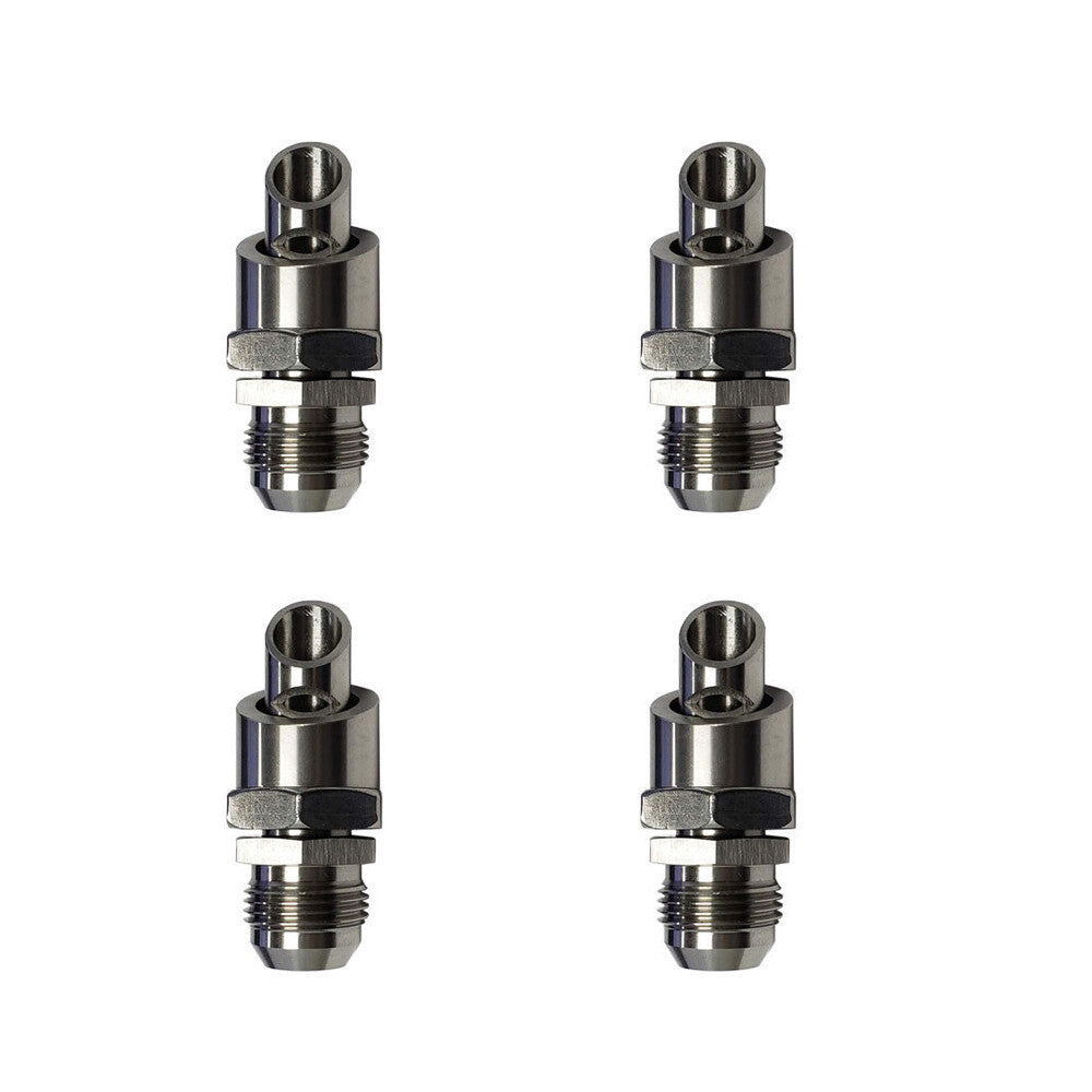 4 Sets Universal E-VAC Scavenger Kit includes T304 Exhaust Vacuum SS Fitting