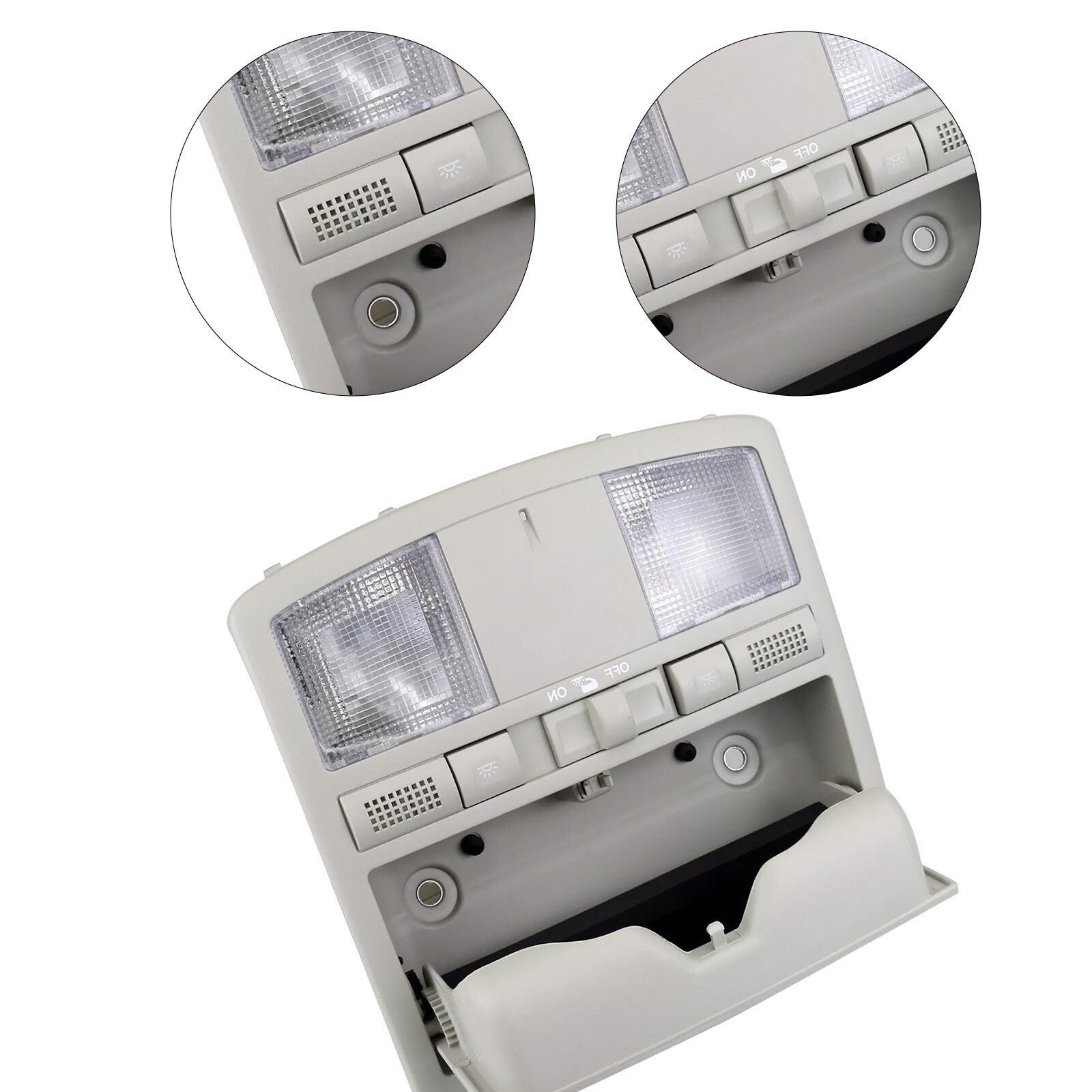 For 2009-2013 for Mazda 6 CX-9 2010-2015 w/o SunRoof Overhead Console Reading Light