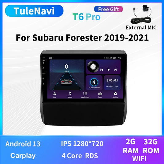 for Subaru for Forester 5 2019-2021 Android Auto CarPlay Car Stereo Radio GPS Screen