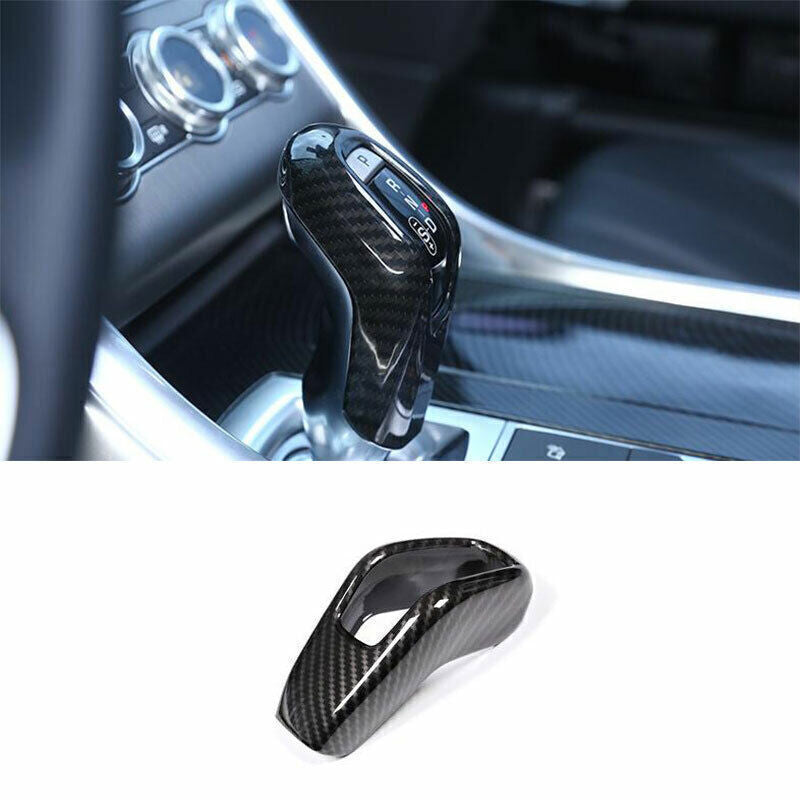 for Range Rover Sport 2018-22 Carbon Fiber Gear Shift Knob Shifter Lever Trim 1X