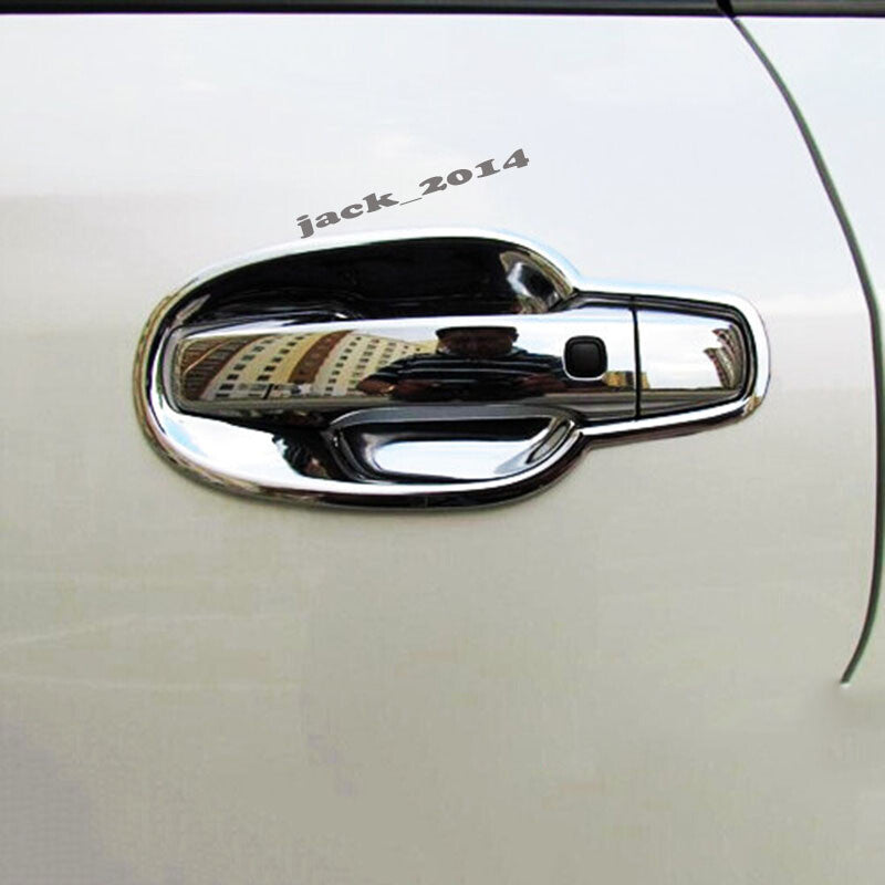 for Toyota for Land Cruiser LC200 2016-2022 ABS Chrome Door Handle Bowl Cover Trim