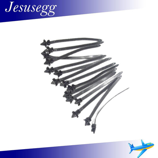 40Pcs for Mazda for Honda Ties Releasable Nylon Cable Strap Push Mount Wire 7mm Hole