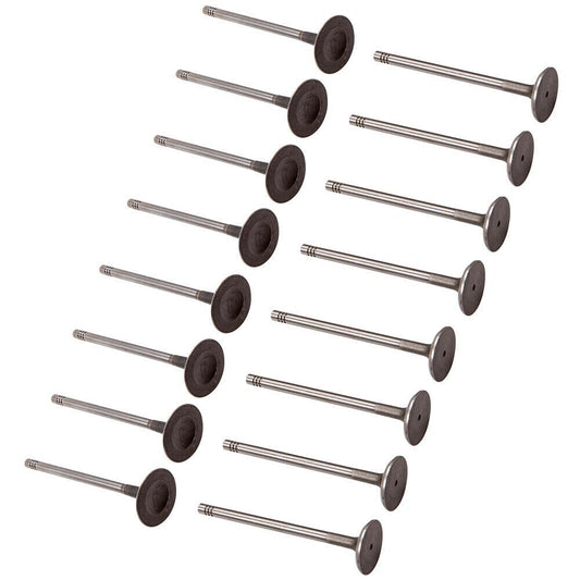 16 pcs Engine Intake  Exhaust Valves Set 6mm for Audi for VW 2.0T 1.8T