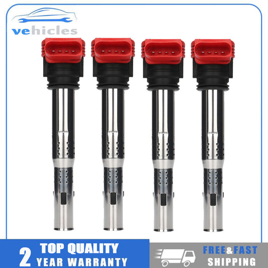 4-piece ignition coil pack 06E905115E for Audi A4, A5, R8, and for Volkswagen for Golf GTI 2.0T FSI