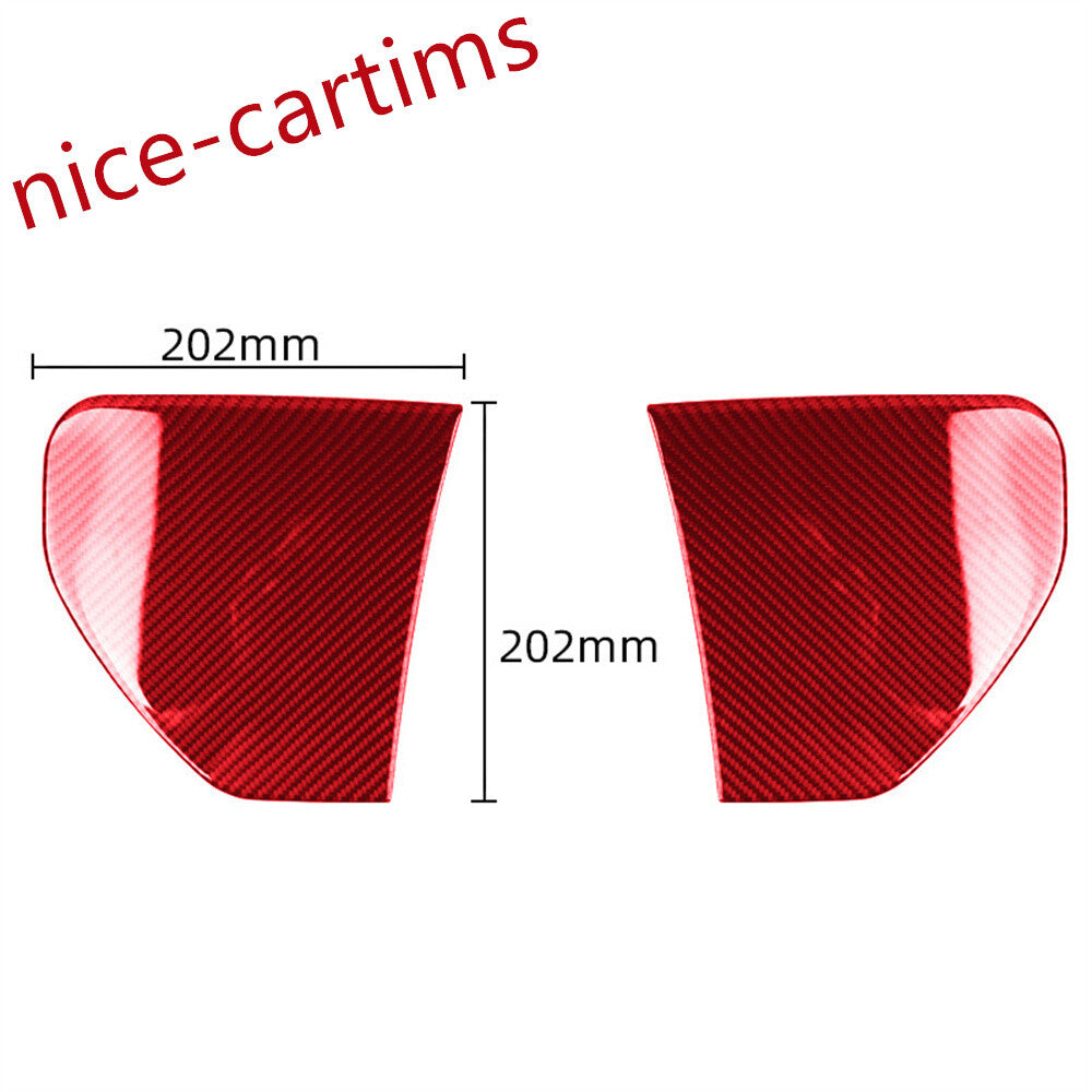 Red Carbon Fiber Center Console Side Panel Trim For LR for Range Rover Sport 2014-17
