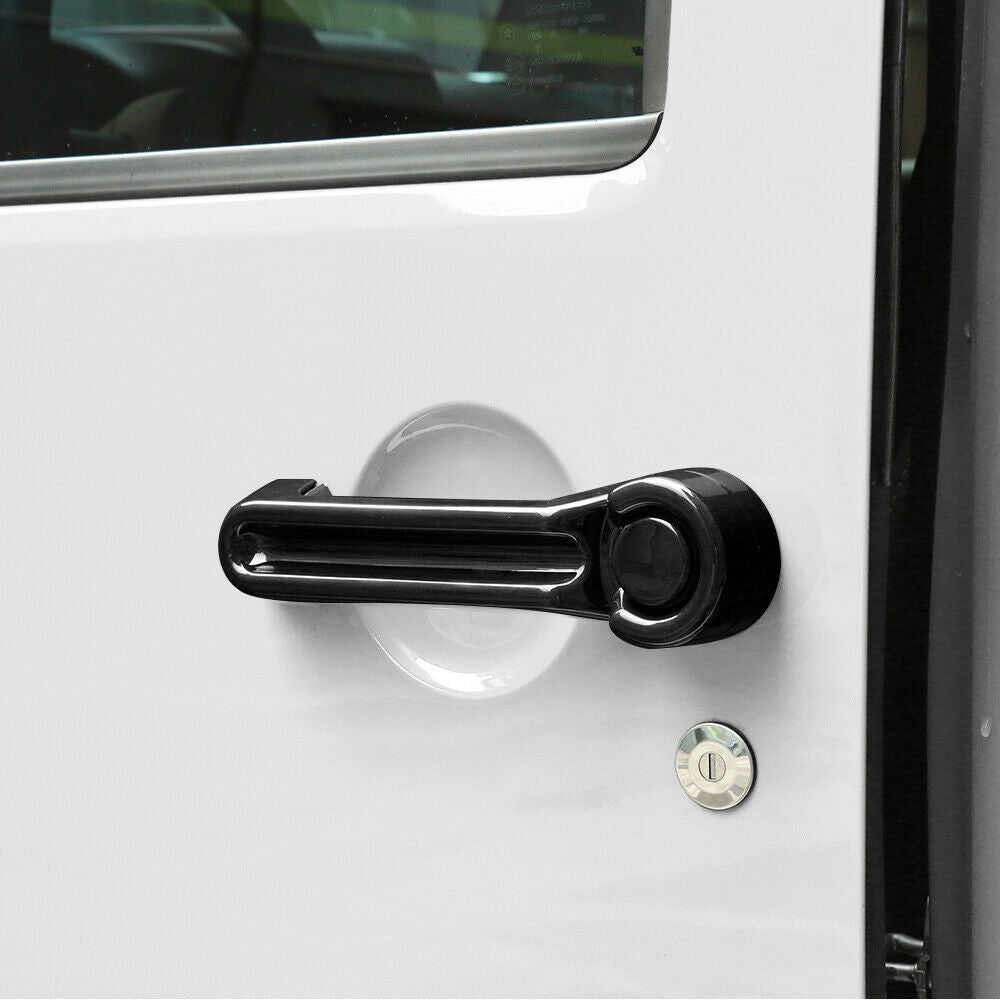 10P Black Exterior Door Handle Tailgate Cover Trim for JEEP for Wrangler JK 2007-18