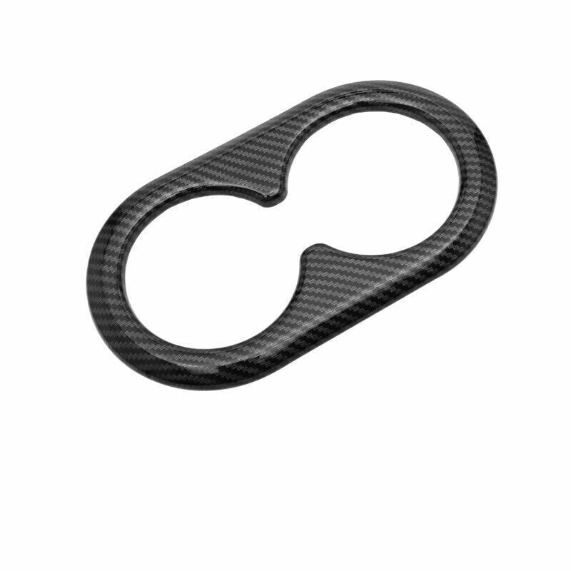 Rear Water Cup Holder Panel Trim Fit for Honda CRV CR-V 2012-2016 Carbon Fiber