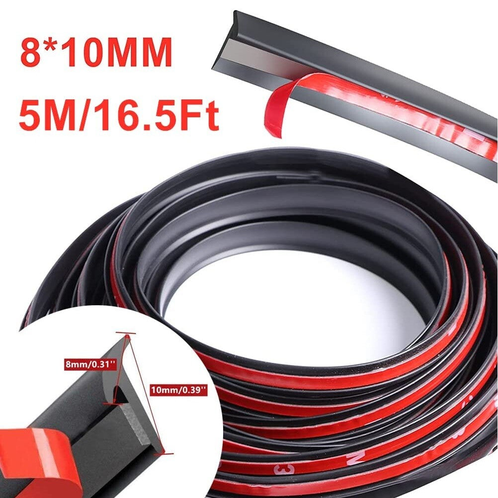 16.5Ft for Chevrolet T Shape Rubber Seal Weather Strip Door Edge Moulding Trim