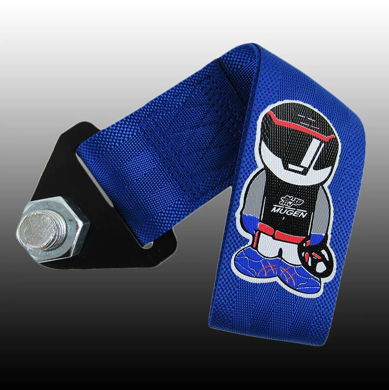 Car tow cover, trunk boot, bumper, tow hook, blue, suitable for Mugens for Subaru