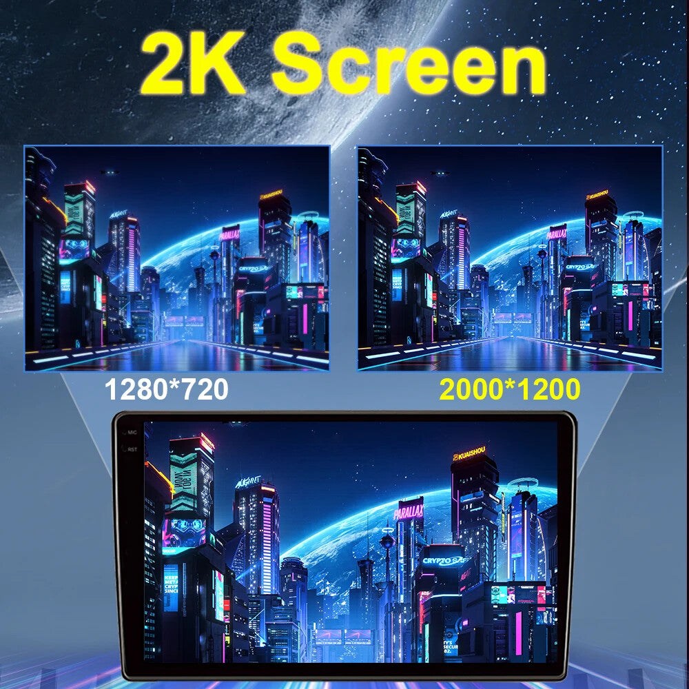 for Toyota for Corolla 2007-2013 Car Radio Carplay Auto Multimedia GPS Player Screen