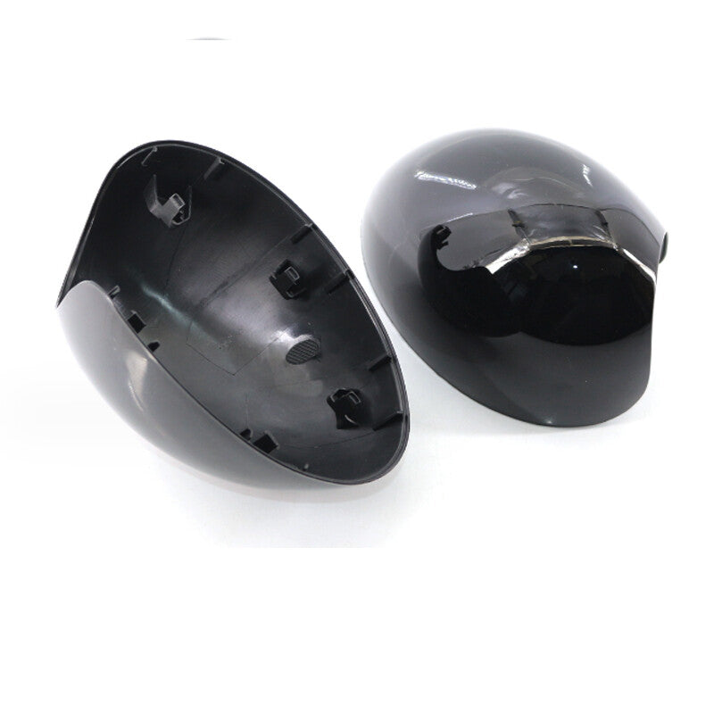 Pair for Mini Cooper R55 R56 Glossy Black Side View Manual Mirror Cover Caps