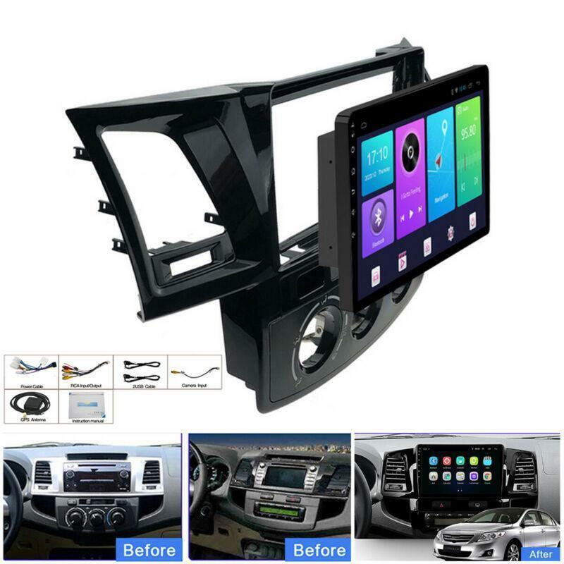 Car 9 Android 10.1 Quad-core Stereo Radio GPS Navi for Toyota Hilux 2005-2014
