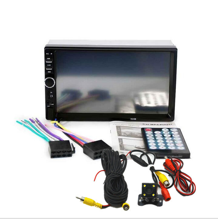 2DIN Car MP5 USB Player Bluetooth 7 Touch Screen multimedia Stereo Radio Camera