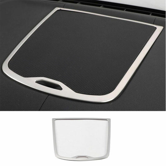 for BMW X3 G01 2018-2021 Silver Steel Inner Console Dashboard Horn Frame Trim 1P