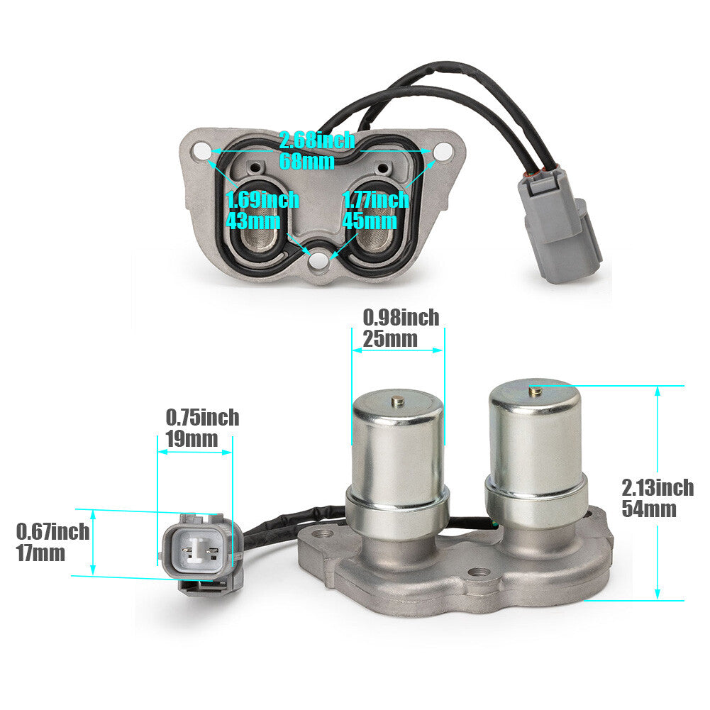 2-piece shift control and locking solenoid valve kit for Honda Accord Prelude 2.2L 1990 - 1997