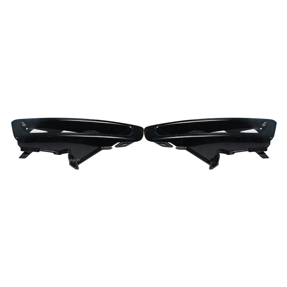 Pair Front Left+Right Bumper Fog Lamp Bezel for Land Rover Discovery Sport 15-18
