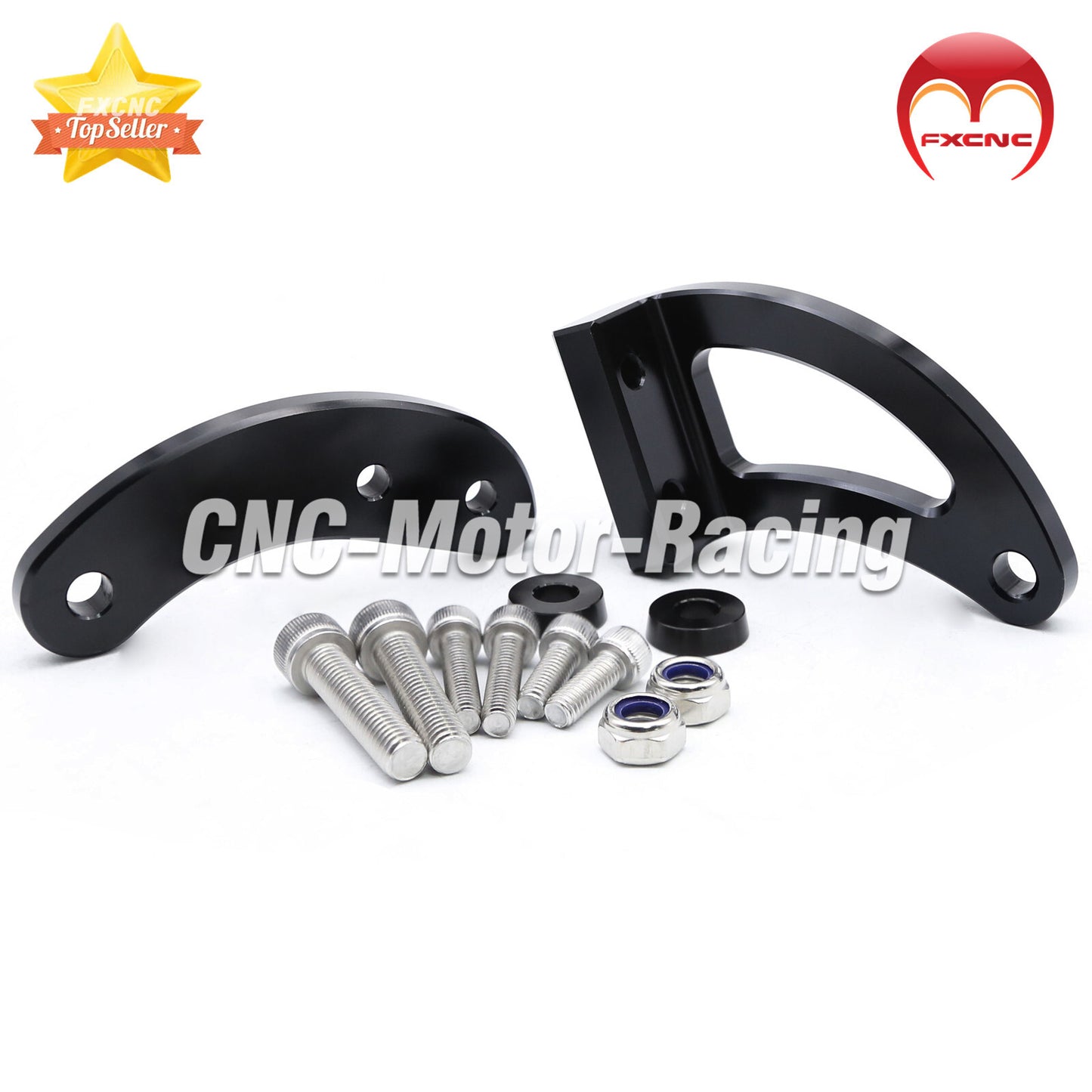 CNC Black Steering Damper Bracket Mounting Kit for Dualtron Victor Thunder DT3