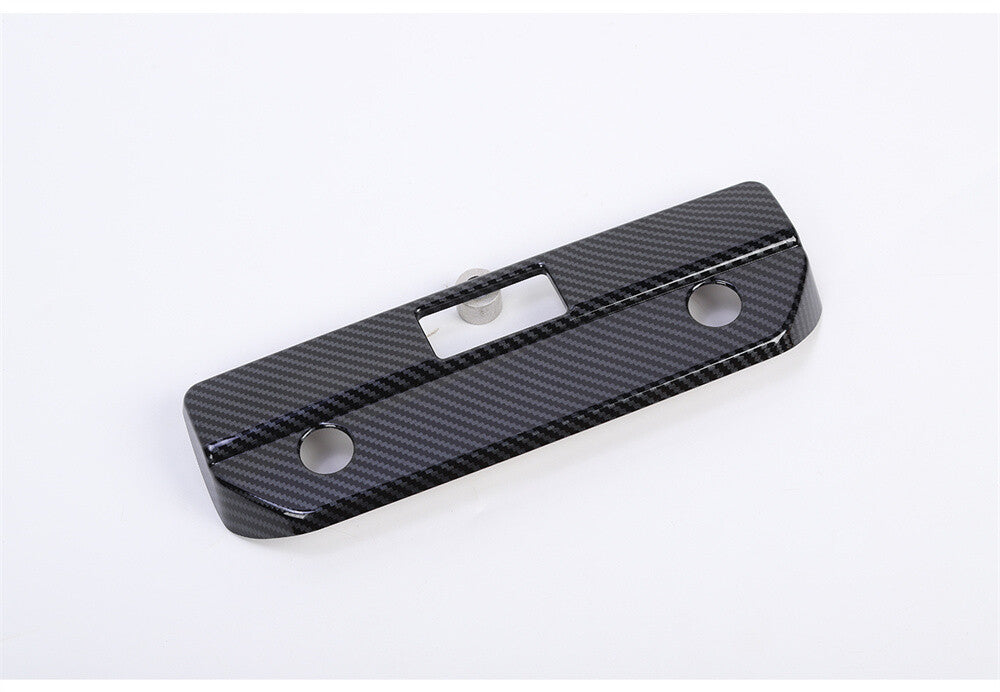 for Chevrolet Silverado 2019-23 Rear Door Tailgate Handle Cover ABS Carbon Fiber