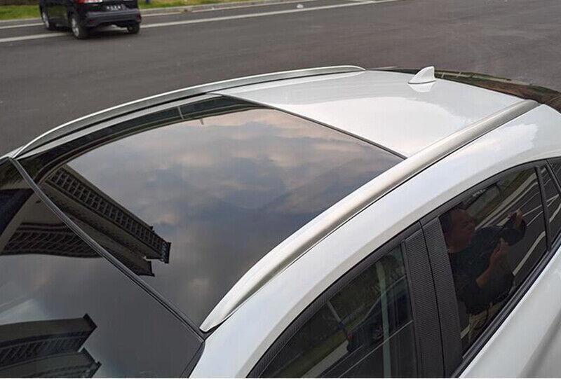 for Toyota Venza 2021-24 silver Roof Rack Side Rails Luggage Carrier Bar Trim 2X