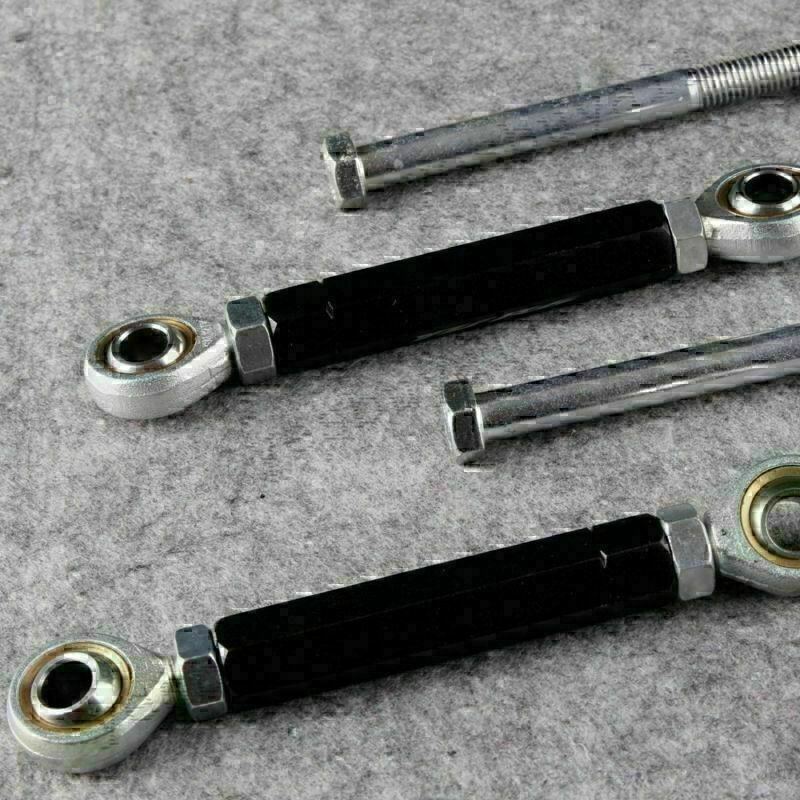 Rear Adjustable Lowering Links Drop Kit for Yamaha 2006-13 YZF R6 2008-13 Black