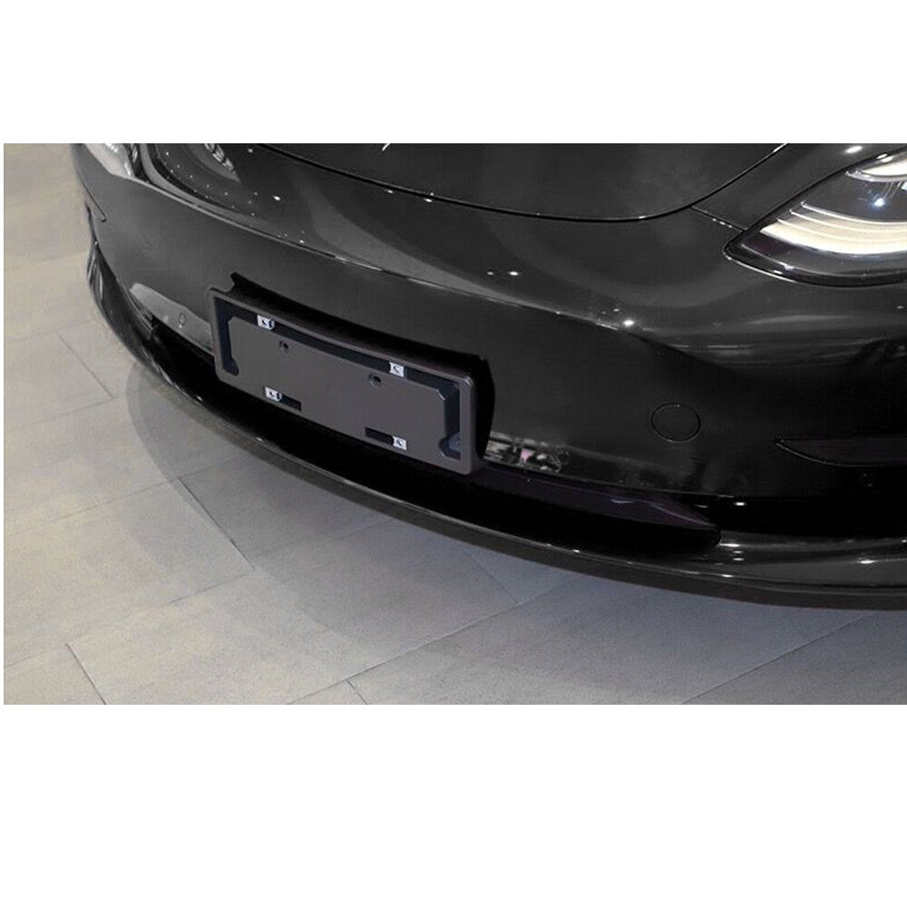 Front Bumper Tow Trailer Eye Cap Tow Hook Cover for Tesla Model 3 2017-22 Black