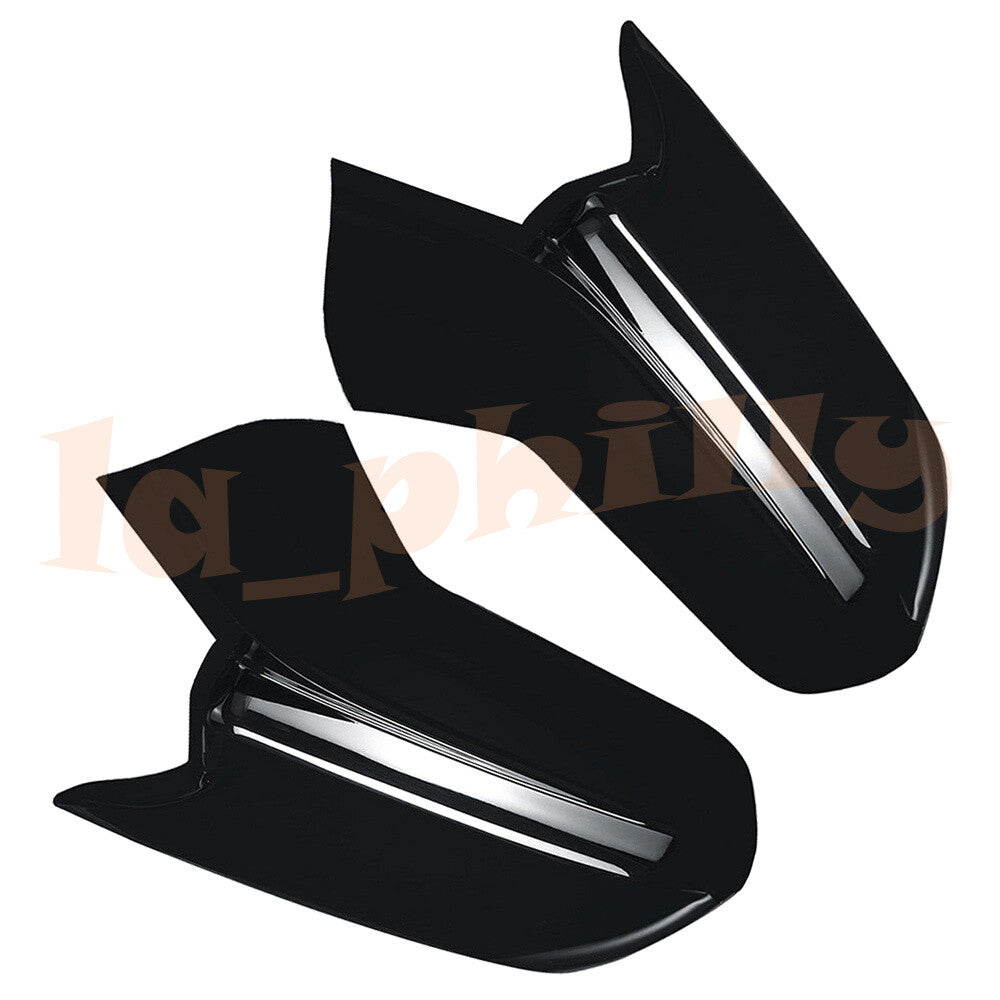 1Pair Mirror Cover Cap Black For 2016 2017 2018 2019 2020 21 2022 CHEVY CAMARO