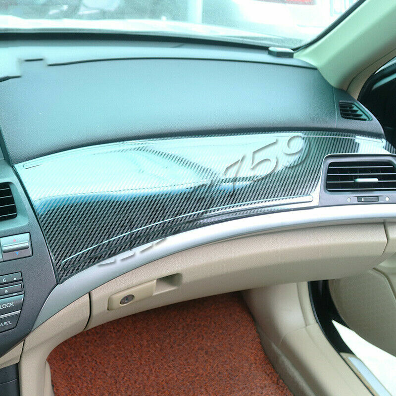3P for Honda Accord 2008-2013 Carbon Fiber Central Console Instrument Panel Trim