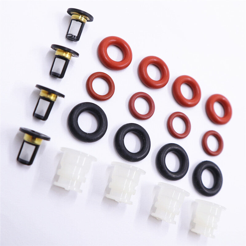 20-piece fuel injector rebuild kit with O-ring seals for Honda Accord Element 03-07 2.4L