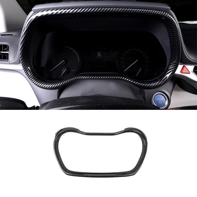 for Toyota for Sienna 21-2024 Carbon Fiber Dashboard Instrument Frame Cover Trim 1P