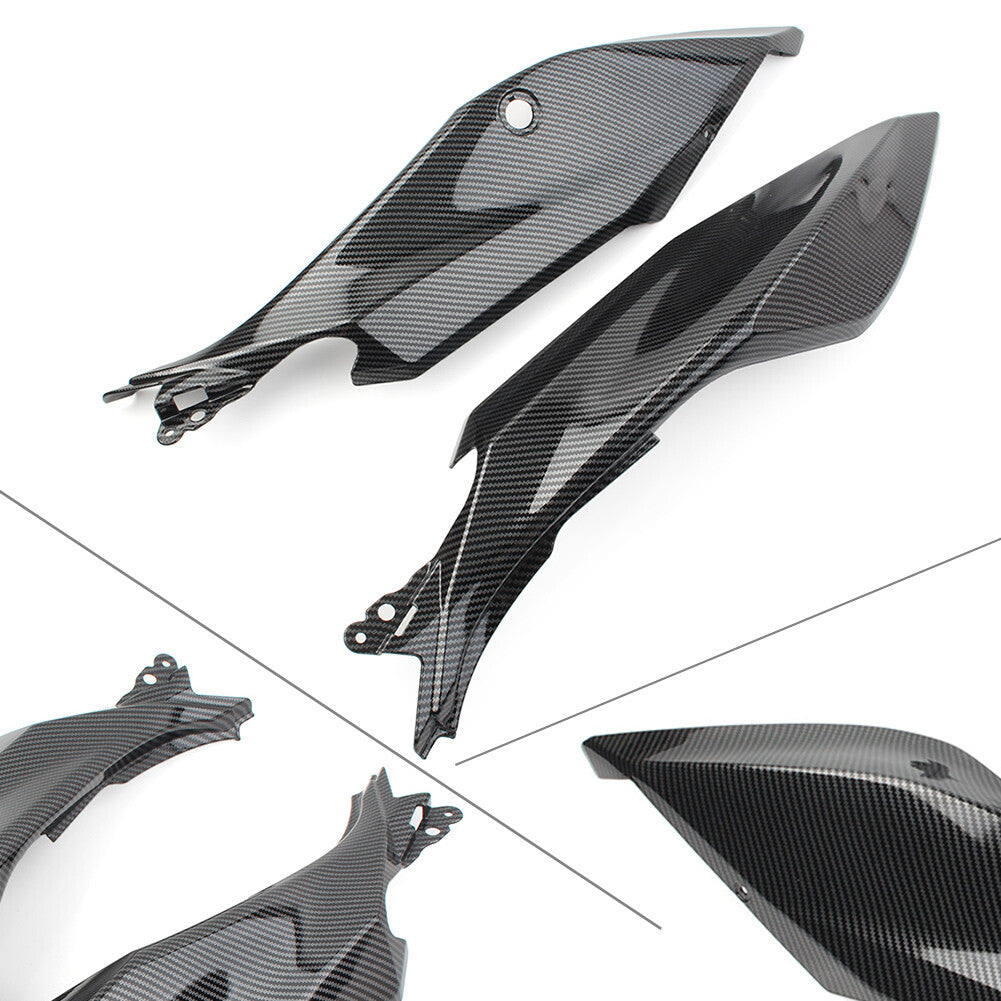 Rear for Seat Side Fairing Cowl Panel for Kawasaki 400 2018-2020 Carbon Fiber
