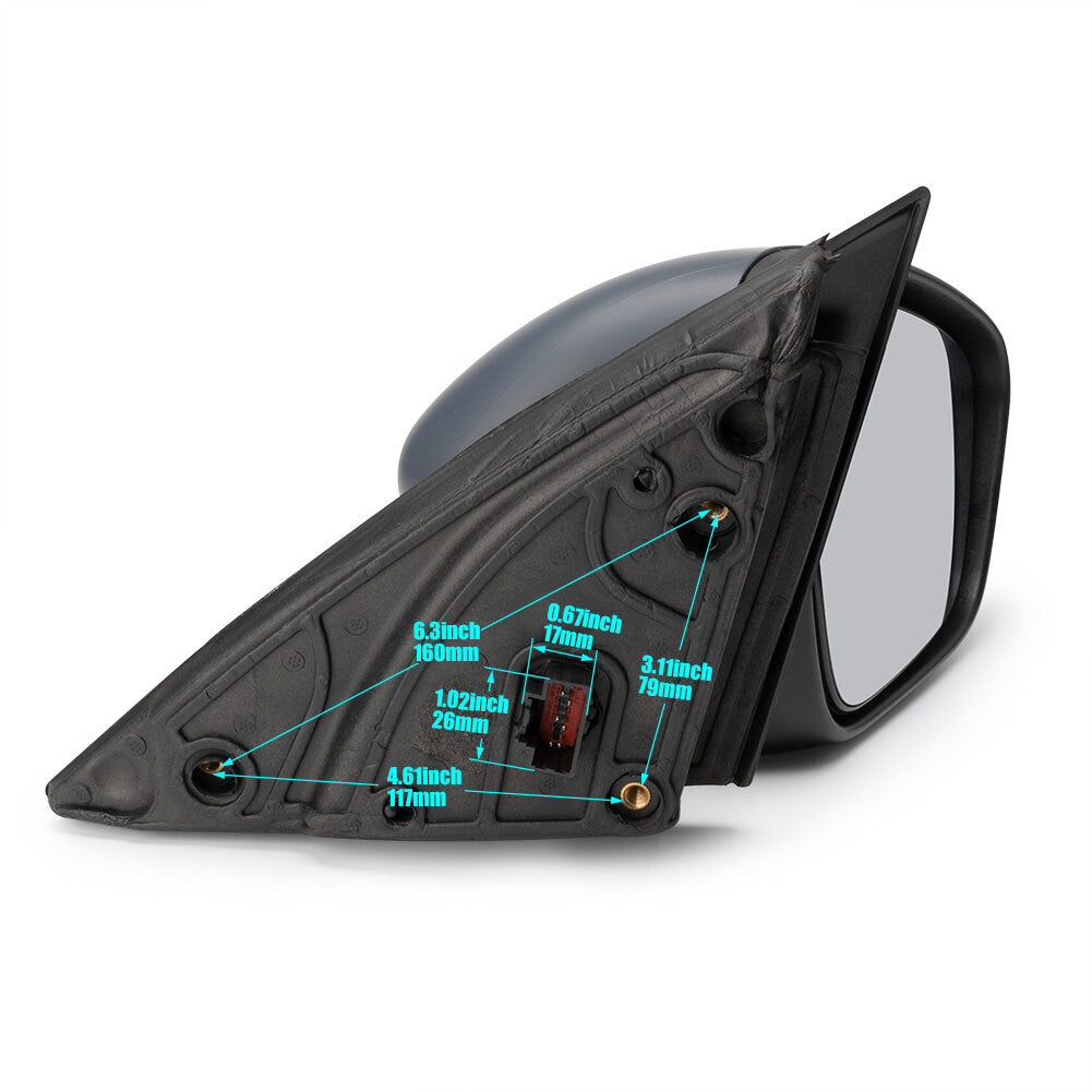 Pair Left + Right Side Mirror With Blind Spot / Heat Fits for Ford Escape 2020-2023