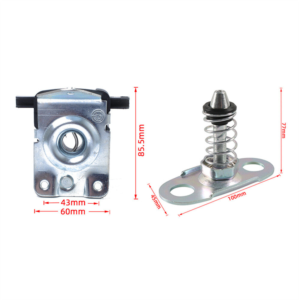 2x Upper Lower Hood Lock Catch Latch for BMW E39 E46 E53 51238229807 51238203859