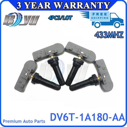 TPMS DV6T-1A180-AA 4X Tire Pressure Sensor for Ford Escape Expedition Explorer