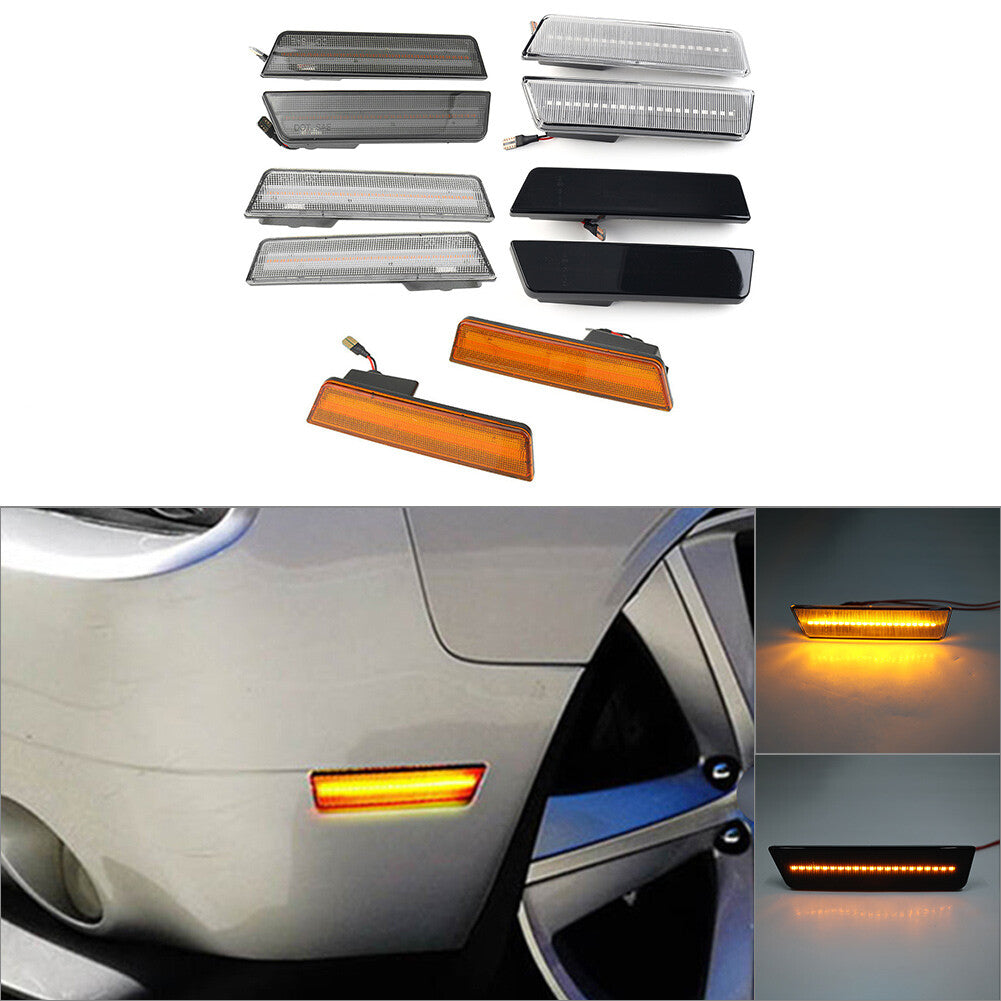 LED Front Side Marker Lights For 2008-14 for Dodge for Challenger /2011-14 12 13 Charger