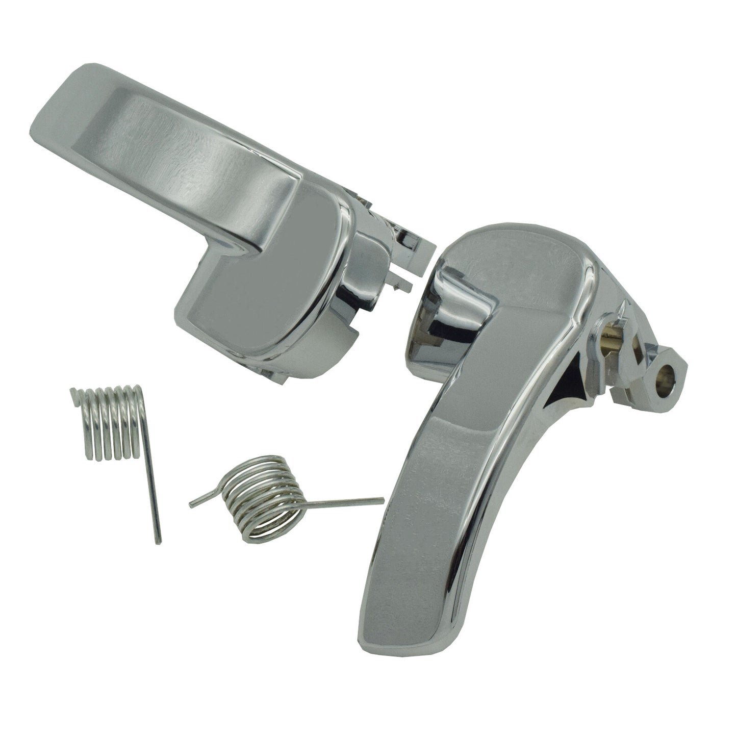 2PCS Inner Chrome Door Handle Left  Right Side for Nissan Qashqai J10 2007-2013