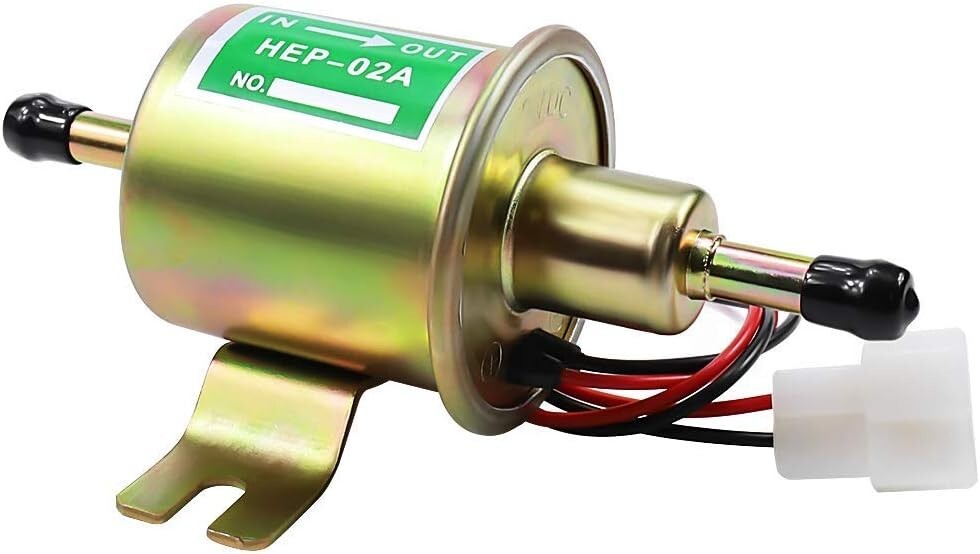 Fuel Pump 12V for Lawn Mower Carburetor Gas Diesel Engine 2.5-4psi HEP-02A
