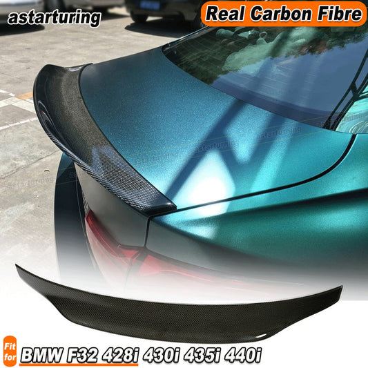 Fit for BMW F32 428i 430i 435i 440i 2014-2019 Real Carbon Rear Boot Spoiler Wing